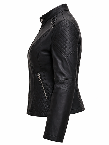 Chaqueta de Piel Acolchada para Mujer - Voug