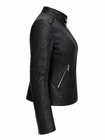 Chaqueta de Piel Acolchada para Mujer - Voug