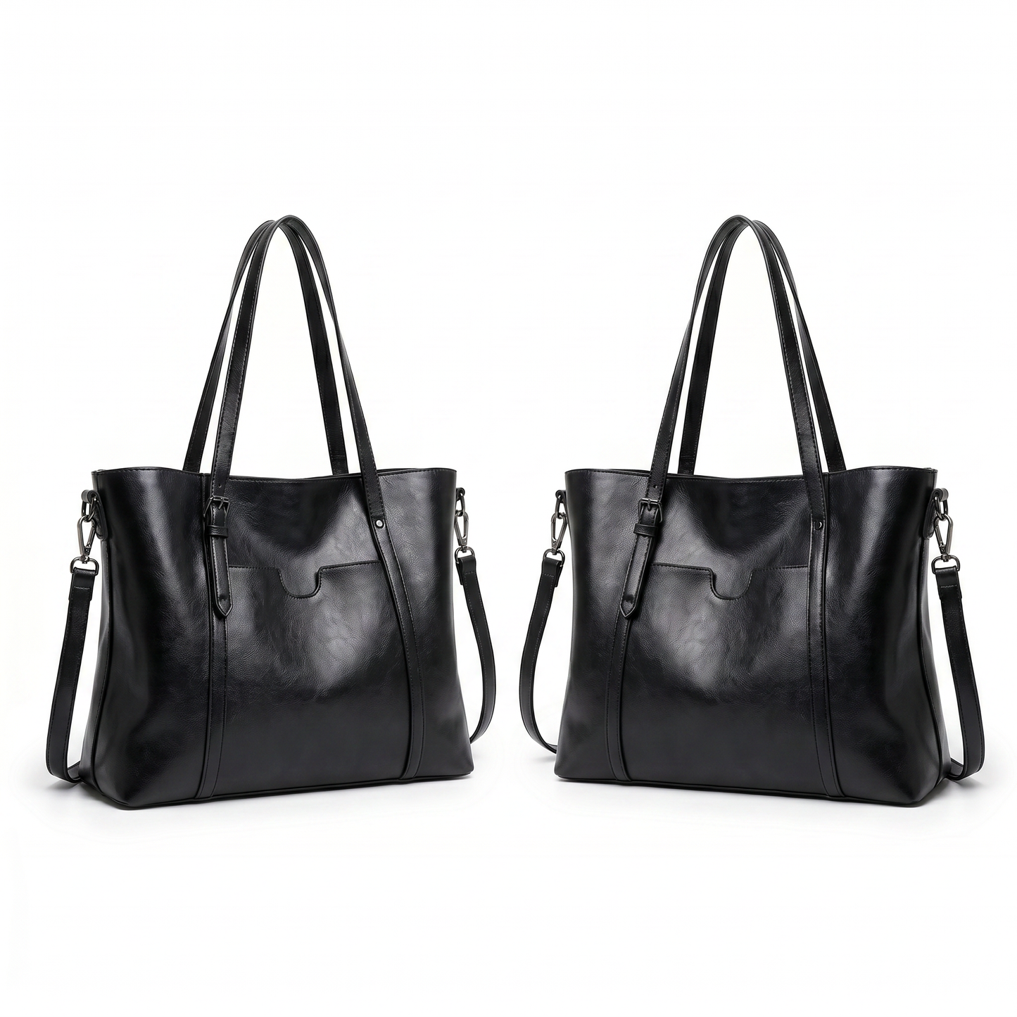 Bolso Mensajero de Piel para Mujer - Elegant Woman (2 en 1)