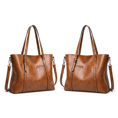 Bolso Mensajero de Piel para Mujer - Elegant Woman (2 en 1)