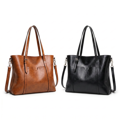 Bolso Mensajero de Piel para Mujer - Elegant Woman (2 en 1)