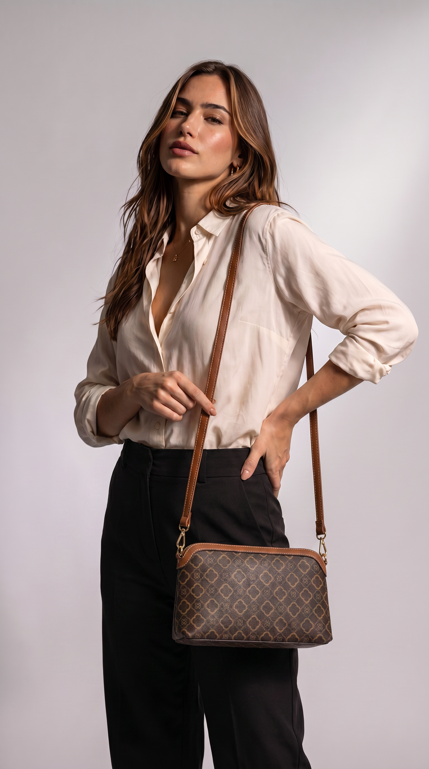 Bolso de Hombro de Piel para Mujer - Victoria