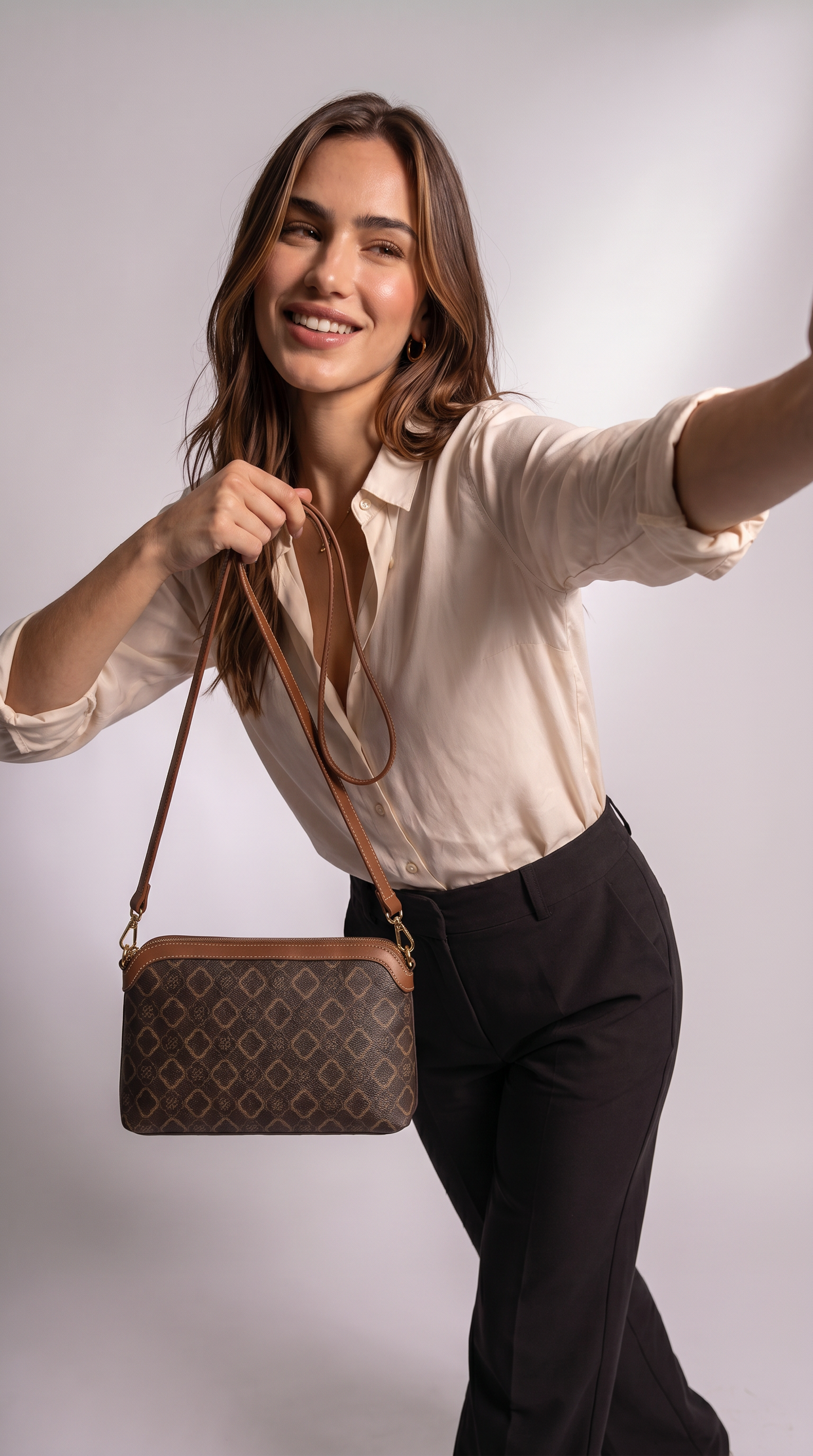 Bolso de Hombro de Piel para Mujer - Victoria