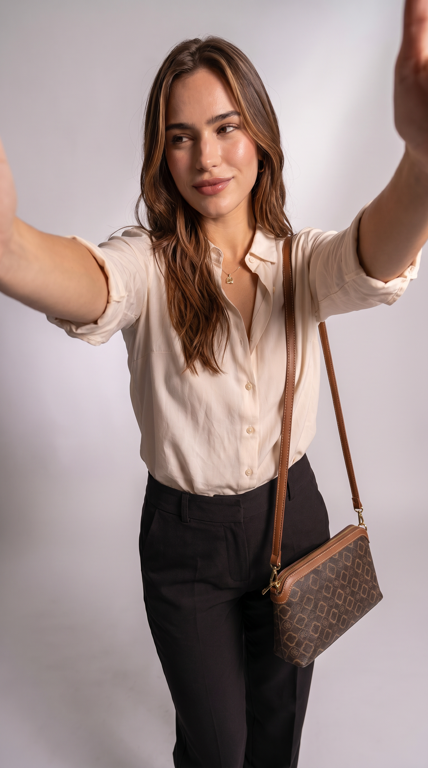 Bolso de Hombro de Piel para Mujer - Victoria