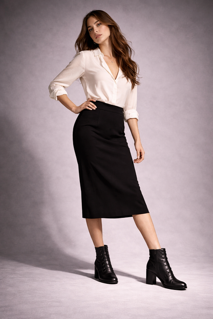 Botines de Piel Victorianos con Botones para Mujer - Zip Fashion