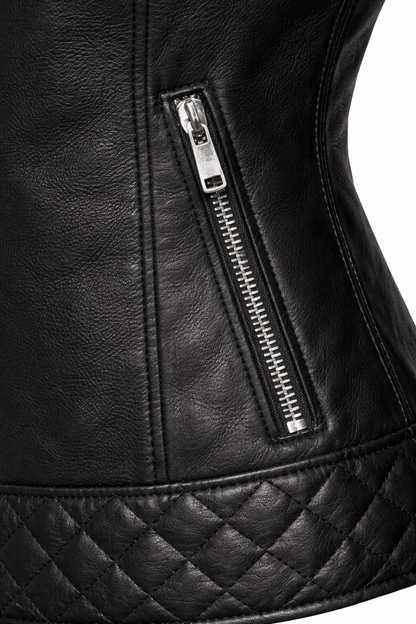 Chaqueta de Piel Acolchada para Mujer - Opulence