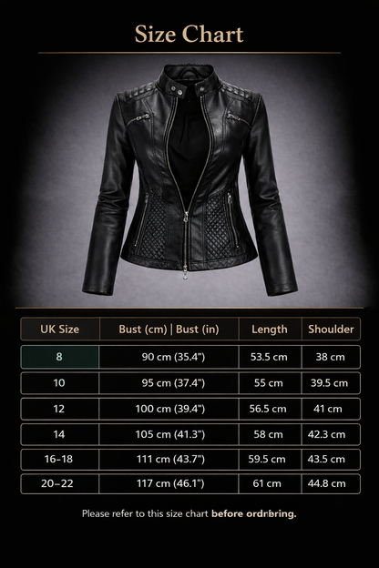 Chaqueta de Piel Acolchada para Mujer - Sentinels