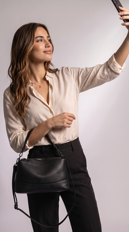 Bolso Bandolera de Piel para Mujer - Selena