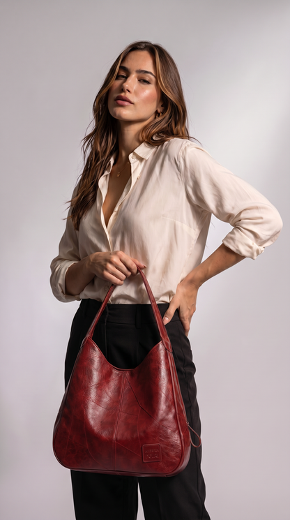 Bolso Hobo de Piel para Mujer - Berlim