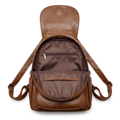 Mochila de Piel Italiana para Mujer - Eco