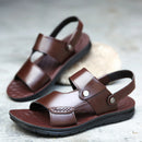 Sandália Masculina de Couro Legítimo - Leather Real