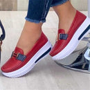 Mocassim Feminino de Couro Legítimo com Salto - ComfortBeauty