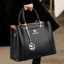 Bolsa de Couro Legítimo Transversal Luxuosa - Golden Style