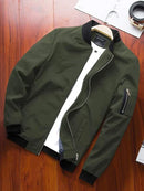 Jaqueta Bomber Slim Masculina com Fecho em Ziper - Comfort Style