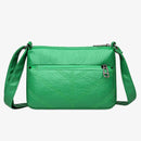 Bolsa de Couro Legítimo Feminina Transversal - Estilo Chic