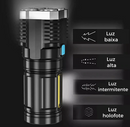 Lanterna de Longo Alcance Profissional - Super Light