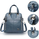 Bolsa Mochila Feminina de Couro Legítimo - Queen
