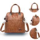 Bolsa Mochila Feminina de Couro Legítimo - Queen