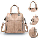 Bolsa Mochila Feminina de Couro Legítimo - Queen