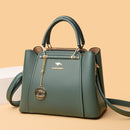 Bolsa de Couro Legítimo Transversal Luxuosa - Golden Style