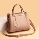Bolsa de Couro Legítimo Transversal Luxuosa - Golden Style