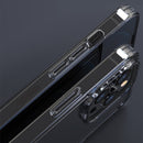 Capinha para iPhone de Vidro Temperado Transparente Crystal Glass + Protetor de Câmera Grátis