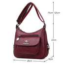 Bolsa Feminina Estilo Casual em Couro Legítimo - Lux Mary