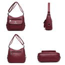 Bolsa Feminina Estilo Casual em Couro Legítimo - Lux Mary
