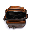 Bolsa De Couro Legítimo Masculina Crossbody - Estilo Versátil
