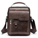 Bolsa De Couro Legítimo Masculina Crossbody - Estilo Versátil