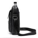 Bolsa De Couro Legítimo Masculina Crossbody - Estilo Versátil