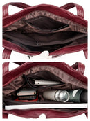 Bolsa Feminina em Couro Legítimo Espaçosa - Couro Couture