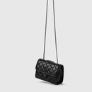 Bolsa Feminina de Couro Legítimo Crossbody com Corrente - Glamour