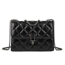 Bolsa Feminina de Couro Legítimo Crossbody com Corrente - Glamour