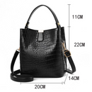 Bolsa De Couro Legítimo Feminina - Crocodilo Style