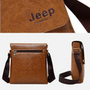 Bolsa JEEP Transversal de Couro Legítimo Impermeável - Pocket Bag