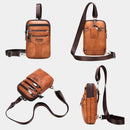 Bolsa De Couro Legítimo Transversal Para Celular- Jeep Mens