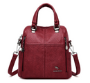 Bolsa Elegante Couro Feminina - Crossbody