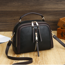 Bolsa de couro legítimo de dupla alça - Modern Vintage