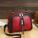 Bolsa de couro legítimo de dupla alça - Modern Vintage