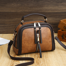 Bolsa de couro legítimo de dupla alça - Modern Vintage
