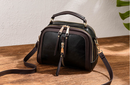 Bolsa de couro legítimo de dupla alça - Modern Vintage