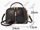 Bolsa de couro legítimo de dupla alça - Modern Vintage