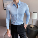 Camisa Social Manga Longa Slim Fit - Elegance Elastic