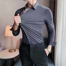 Camisa Social Manga Longa Slim Fit - Elegance Elastic