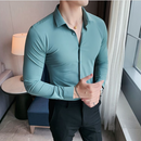 Camisa Social Manga Longa Slim Fit - Elegance Elastic