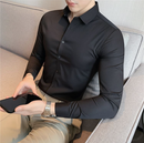 Camisa Social Manga Longa Slim Fit - Elegance Elastic