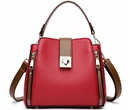 Bolsa Feminina Transversal de Couro Legítimo - Elegance Red