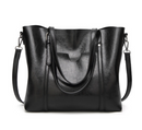 Bolsa Feminina de Ombro em Couro Legítimo - Mulher Elegante