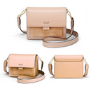 Bolsa Crossbody Luxuosa de Couro Legítimo -  Scarlet.